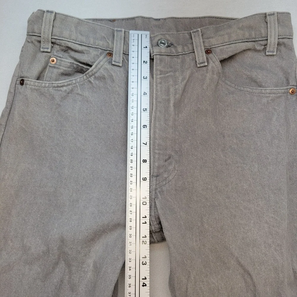VTG 80s‎ Levis Jeans 40505 Mens 33x30 Gray Straight Light Wash Mid Rise Denim